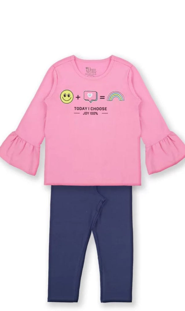 Conjunto Infantil Menina Blusa e Legging - Bem Vestir